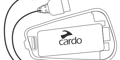 Cardo Systems Replacement Base set line drawing
