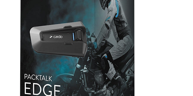 Cardo Systems NZ | Cardo Packtalk EDGE shown with packaging