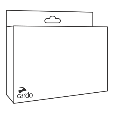 Cardo systems line drawing of a packing box