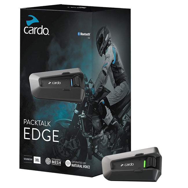Cardo Systems NZ | Cardo Packtalk EDGE shown with packaging