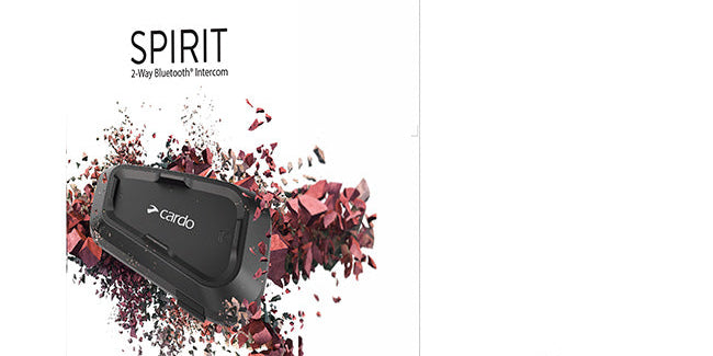 Cardo Sprit Unit Shown with its packaging 
