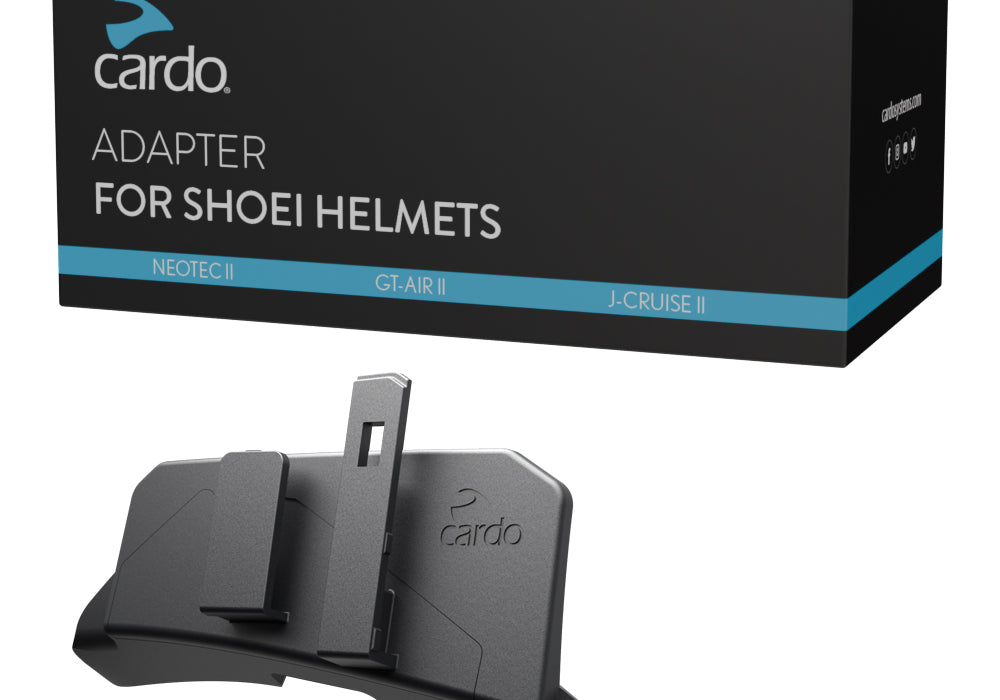 Cardo Adapter for Shoei Gen 2 Helmets: Neotec II, GT-Air II, J-Cruise II