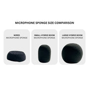 Cardo Replacement Part Comparison - Microphone Sponge sizes