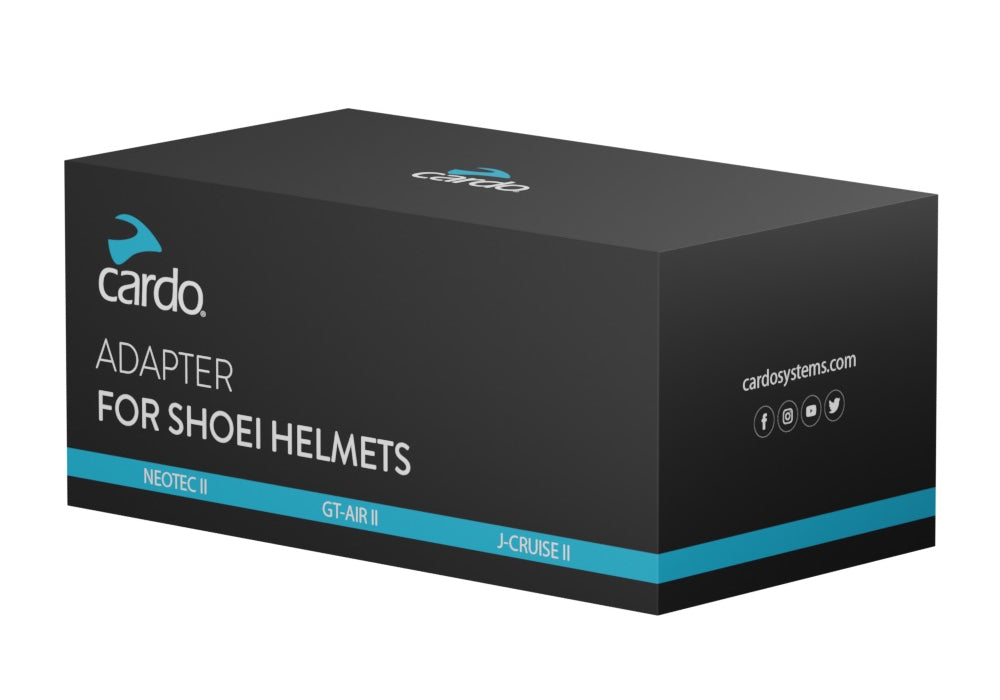 Cardo Adapter for Shoei Gen 2 Helmets: Neotec 2, GT-Air 2, J-Cruise 2